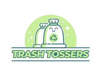 Trash Tossers logo design by mutafailan