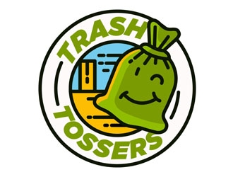 Trash Tossers logo design by CreativeMania