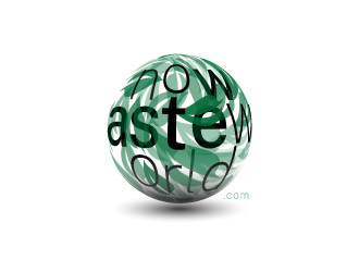 No Waste World logo design by hwkomp