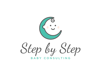Step by Step Baby Consulting logo design by dayco