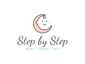 Step by Step Baby Consulting logo design by dayco