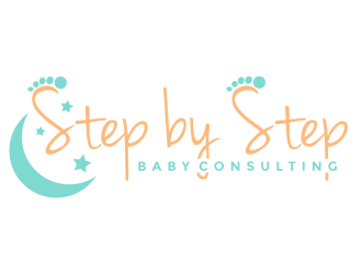 Step by Step Baby Consulting logo design by aldesign