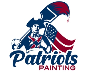 Patriots Painting logo design by DreamLogoDesign