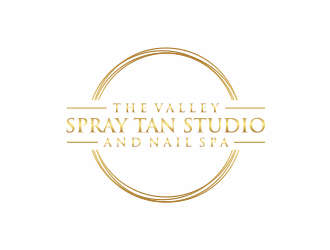The Valley Spray Tan Studio and Nail Spa logo design by scolessi