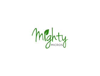 Mighty Micros logo design by haidar