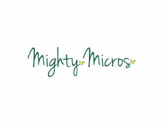 Mighty Micros logo design by menanagan