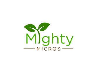 Mighty Micros logo design by haidar