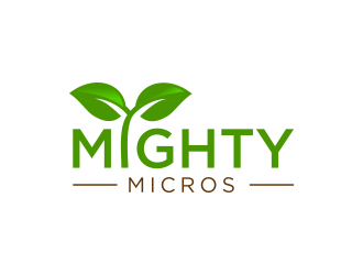 Mighty Micros logo design by haidar