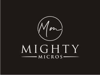 Mighty Micros logo design by bricton