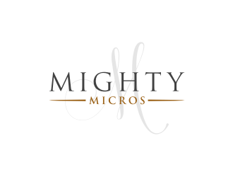 Mighty Micros logo design by bricton