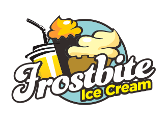 Frostbite Ice Cream logo design by YONK