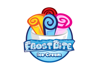 Frostbite Ice Cream logo design by akupamungkas
