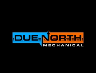 Due North Mechanical  logo design by DesignPal