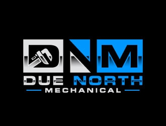Due North Mechanical  logo design by DesignPal