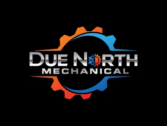 Due North Mechanical  logo design by jaize