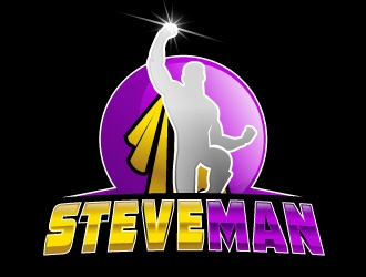 SteveMan84 logo design by Suvendu