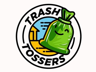 Trash Tossers logo design by CreativeMania