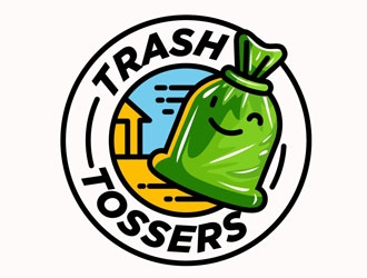 Trash Tossers logo design by CreativeMania