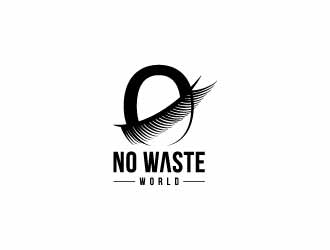 No Waste World logo design by hwkomp