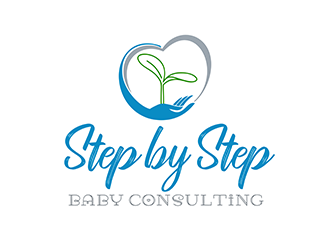 Step by Step Baby Consulting logo design by 3Dlogos