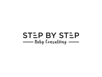 Step by Step Baby Consulting logo design by y7ce