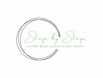 Step by Step Baby Consulting logo design by menanagan