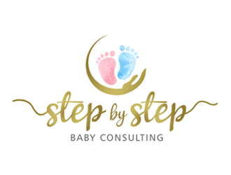 Step by Step Baby Consulting logo design by ingepro