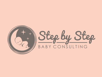 Step by Step Baby Consulting logo design by serprimero