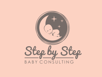 Step by Step Baby Consulting logo design by serprimero