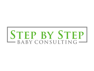 Step by Step Baby Consulting logo design by puthreeone