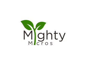 Mighty Micros logo design by haidar