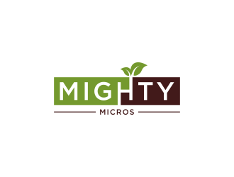 Mighty Micros logo design by haidar