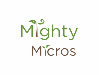 Mighty Micros logo design by menanagan