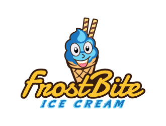 Frostbite Ice Cream logo design by Andri
