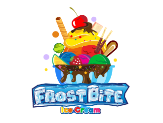 Frostbite Ice Cream logo design by akupamungkas