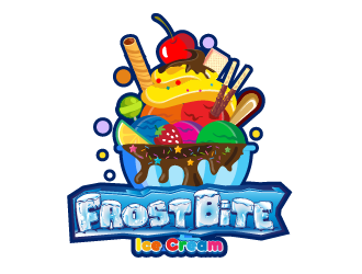 Frostbite Ice Cream logo design by akupamungkas