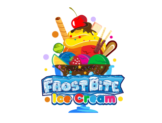 Frostbite Ice Cream logo design by akupamungkas