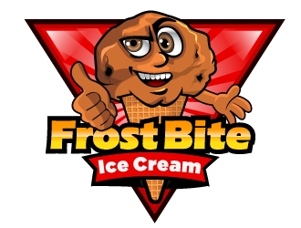 Frostbite Ice Cream logo design by Suvendu