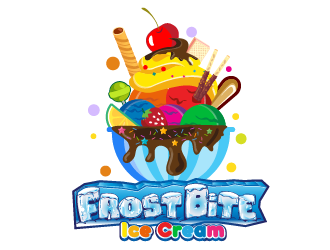 Frostbite Ice Cream logo design by akupamungkas