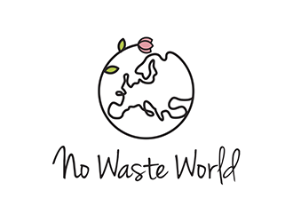 No Waste World logo design by logolady