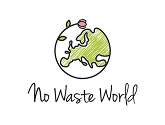 No Waste World logo design by logolady