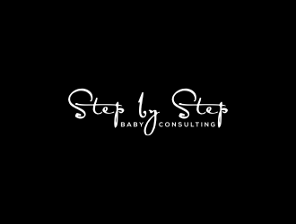 Step by Step Baby Consulting logo design by N3V4