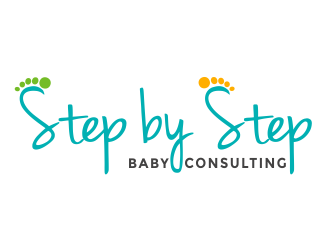 Step by Step Baby Consulting logo design by aldesign