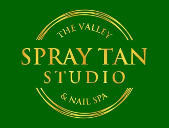The Valley Spray Tan Studio and Nail Spa logo design by cikiyunn