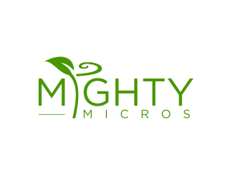 Mighty Micros logo design by haidar