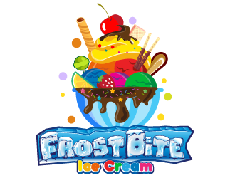 Frostbite Ice Cream logo design by akupamungkas