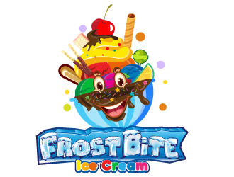 Frostbite Ice Cream logo design by akupamungkas