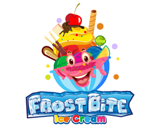Frostbite Ice Cream logo design by akupamungkas
