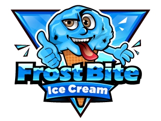 Frostbite Ice Cream logo design by Suvendu