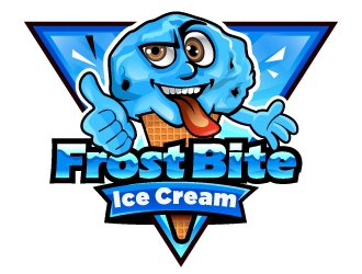 Frostbite Ice Cream logo design by Suvendu